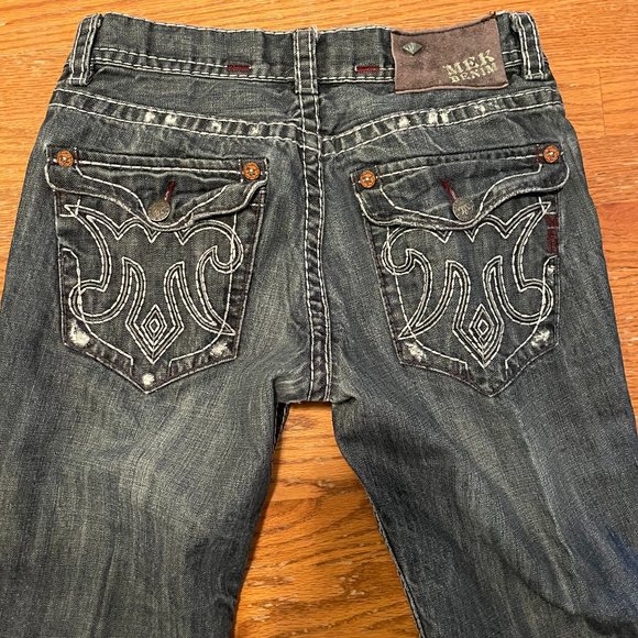 MEK Mens Distressed Jeans, 31 x 32 - Picture 5 of 5
